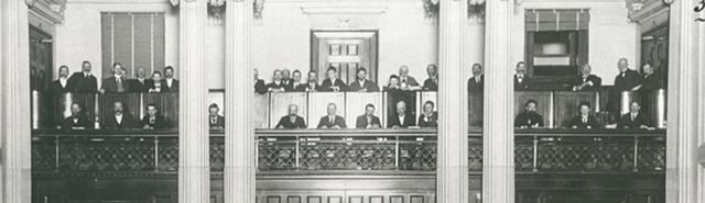 Press Gallery 1901, House of Representatives, Parliament House Victoria