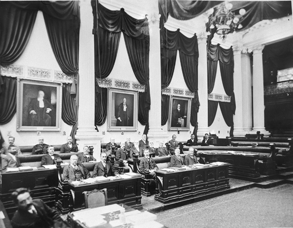 The Australasian Federation Convention meeting in the chamber of the South Australian House of Assembly in Adelaide in 1897