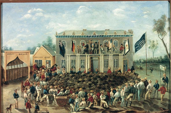 The First Parliamentary Election, Bendigo, 1855